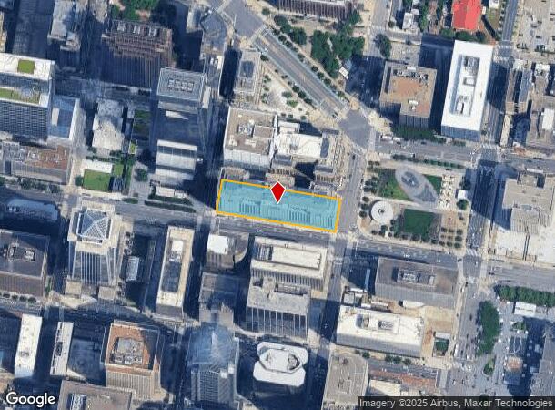 1601 John F Kennedy Blvd, Philadelphia, PA Parcel Map