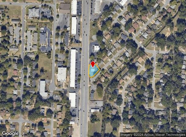  1425 S University Ave, Little Rock, AR Parcel Map