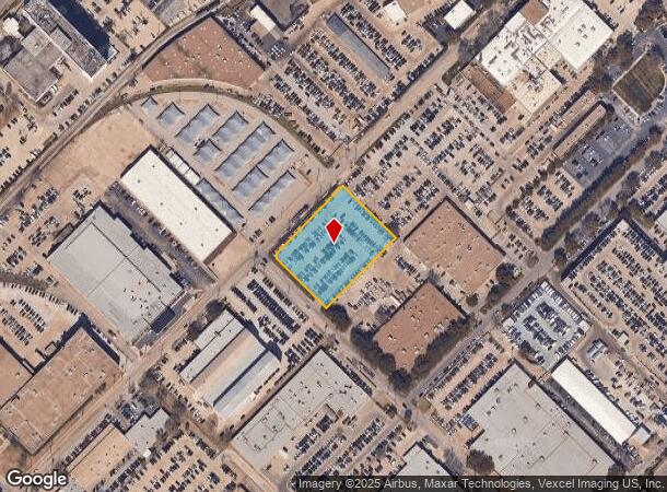  3304 Manor Way, Dallas, TX Parcel Map
