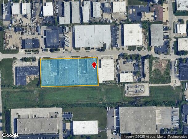 701 W Factory Rd, Addison, IL Parcel Map