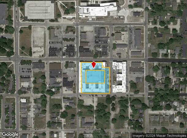  1623 W University Ave, Muncie, IN Parcel Map