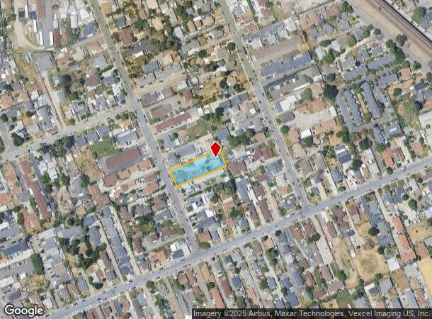 19064 Standish Ave, Cherryland, CA Parcel Map