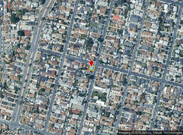  501 S Fetterly Ave, Los Angeles, CA Parcel Map