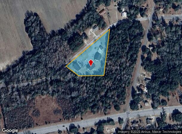  1523 Water St, Allendale, SC Parcel Map