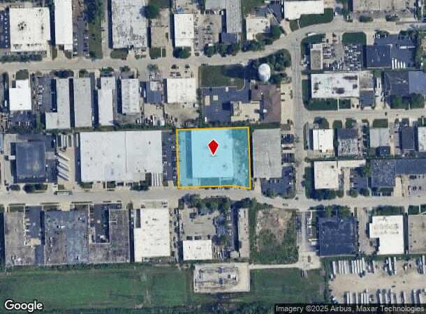  600 W Factory Rd, Addison, IL Parcel Map