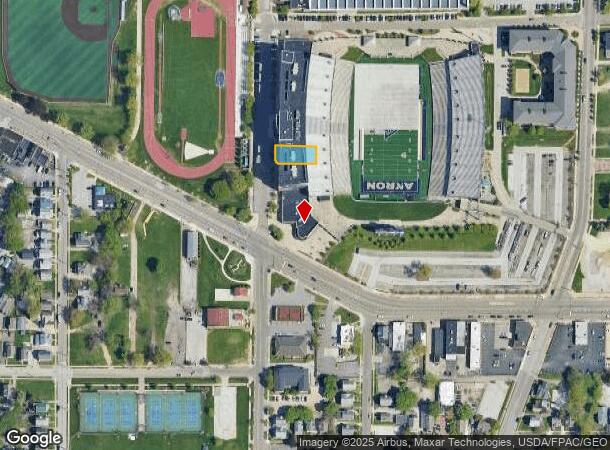  375 E Exchange St, Akron, OH Parcel Map