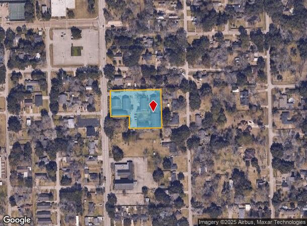 1201 S Johnson St, Alvin, TX Parcel Map