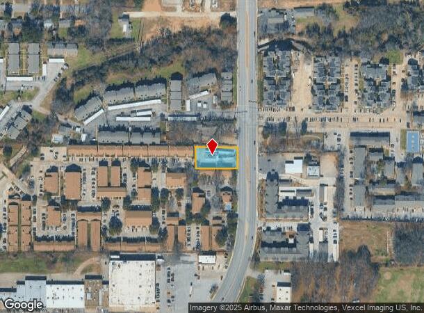 2012 S Cooper St, Arlington, TX Parcel Map
