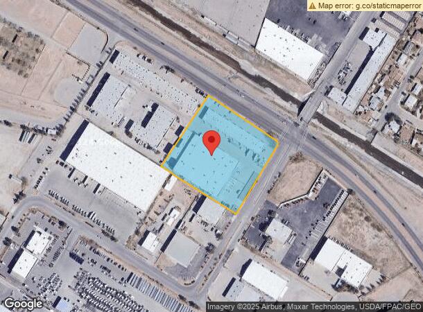  825 Tony Lama St, El Paso, TX Parcel Map