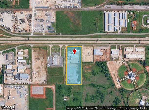 3500 E I 240 Service Rd, Oklahoma City, OK Parcel Map