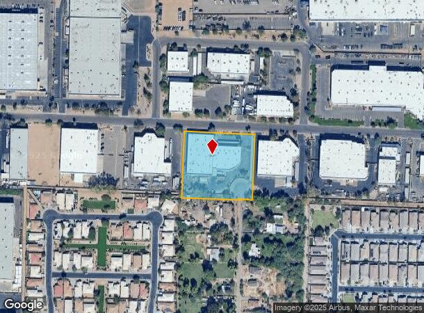  2737 E Chambers St, Phoenix, AZ Parcel Map