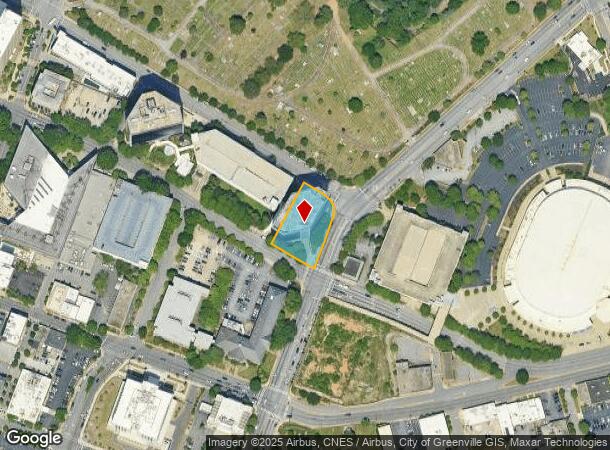 75 Beattie Pl, Greenville, SC Parcel Map