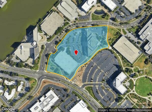  303 Twin Dolphin Dr, Redwood City, CA Parcel Map