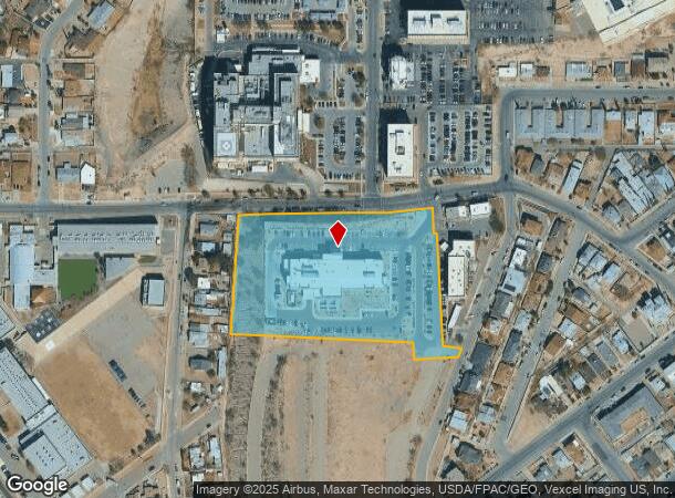 1600 E Cliff Dr, El Paso, TX Parcel Map