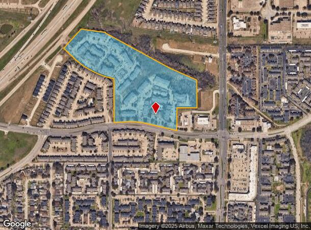  3503 W Walnut Hill Ln, Irving, TX Parcel Map