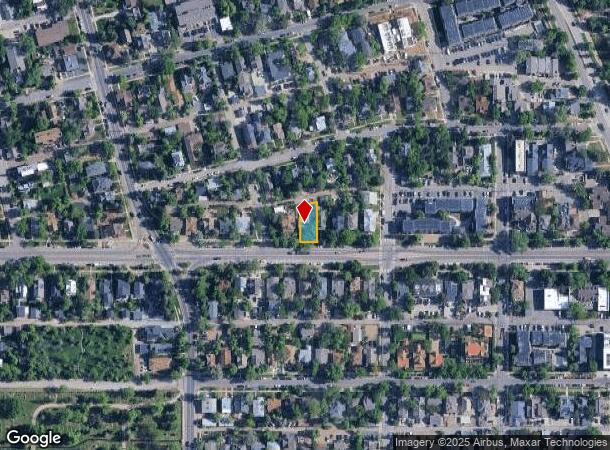  947 University Ave, Boulder, CO Parcel Map