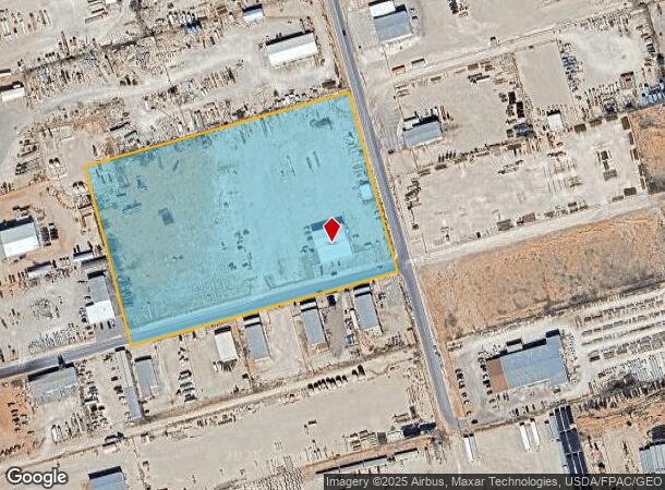  Elkins Rd, Midland, TX Parcel Map