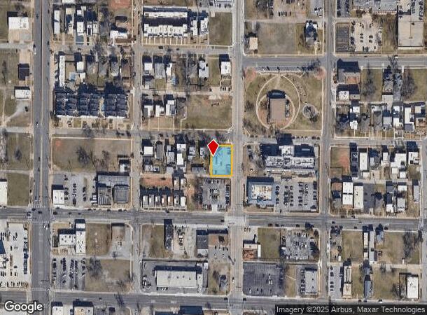  719 N Shartel Ave, Oklahoma City, OK Parcel Map