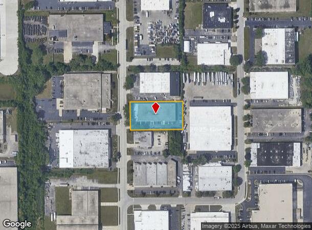  881 N Industrial Dr, Elmhurst, IL Parcel Map