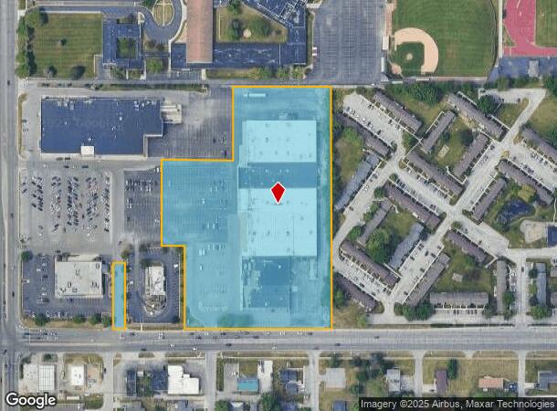  6063 Broadway, Merrillville, IN Parcel Map