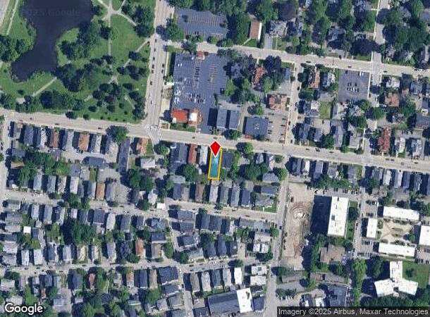  118 Elm St, Worcester, MA Parcel Map