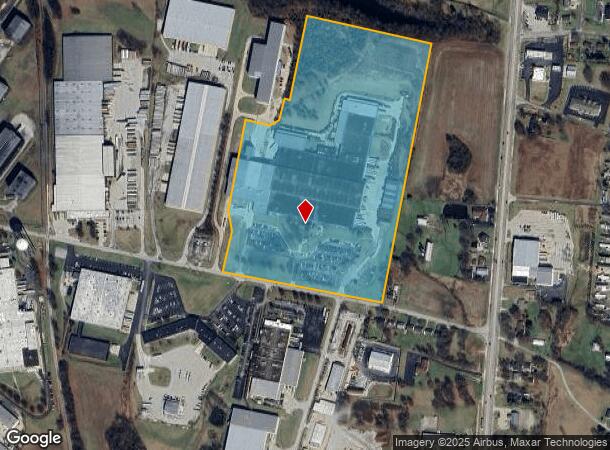 850 Withrow Ct, Bardstown, KY Parcel Map