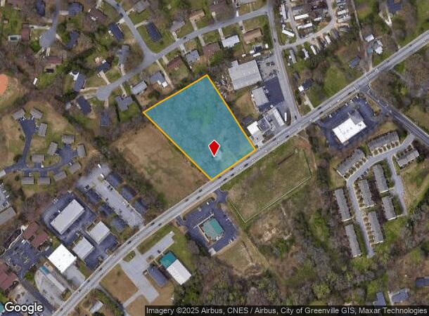  221 E Butler Rd, Mauldin, SC Parcel Map