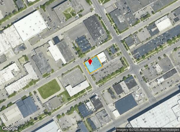  1561 Howard St, Detroit, MI Parcel Map