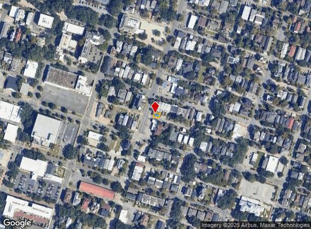  1206 Abercorn St, Savannah, GA Parcel Map
