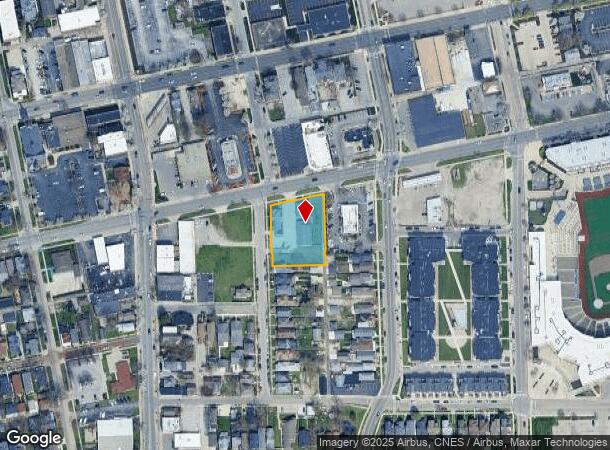  529 W Jefferson Blvd, Fort Wayne, IN Parcel Map