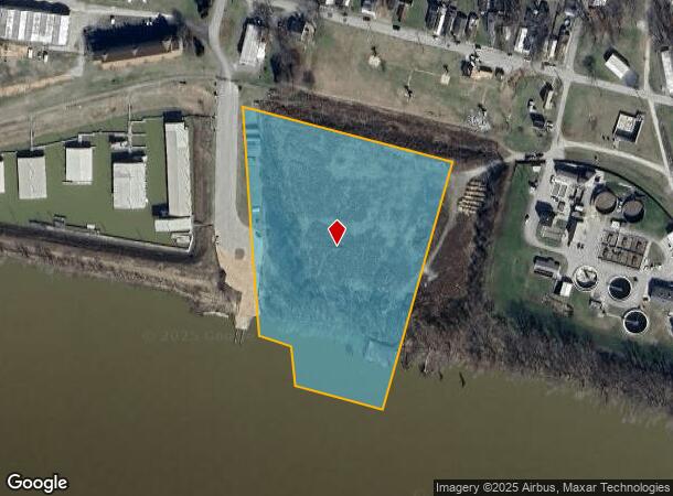 1201 W 1St St, Madison, IN Parcel Map