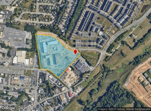  400 E 7Th St, Frederick, MD Parcel Map