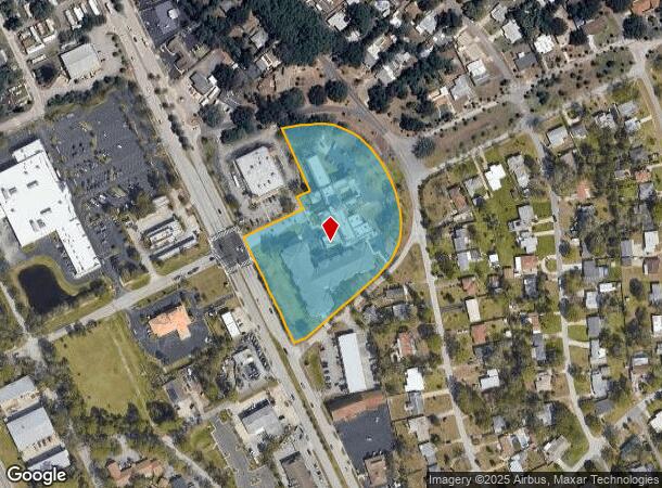  1825 Ridgewood Ave, Daytona Beach, FL Parcel Map