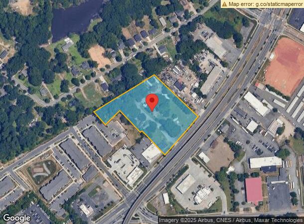  5703 N Tryon St, Charlotte, NC Parcel Map