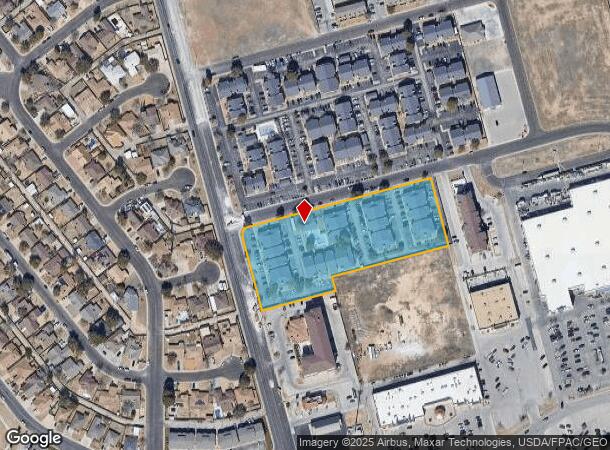 4100 E 50Th St, Odessa, TX Parcel Map