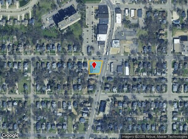  1408 Portage St, Kalamazoo, MI Parcel Map