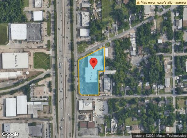  9700 North Fwy, Houston, TX Parcel Map