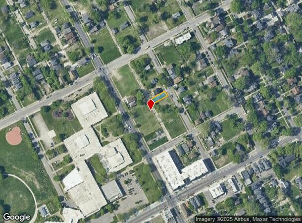  2251 Parker St, Detroit, MI Parcel Map