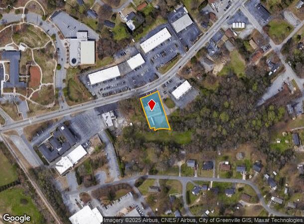  106 E Butler Rd, Mauldin, SC Parcel Map