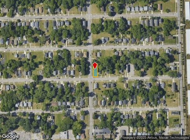 240 Hughes Ave, Pontiac, MI Parcel Map