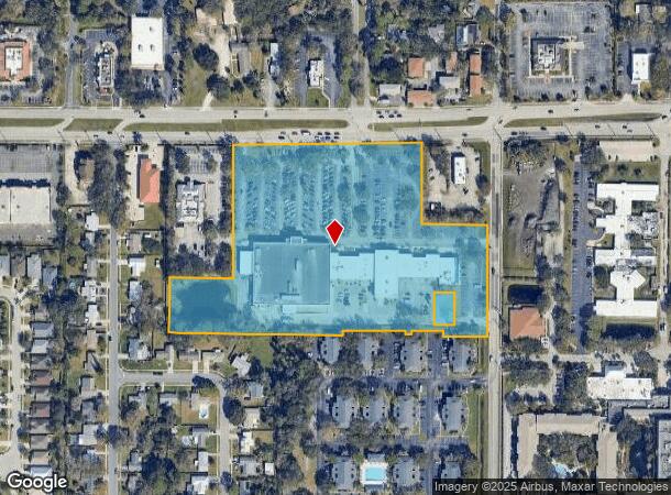  2261 W New Haven Ave, Melbourne, FL Parcel Map