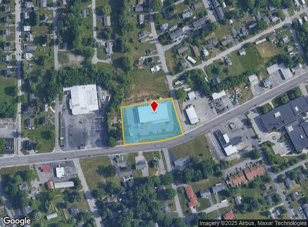  520 Roanoke St, Christiansburg, VA Parcel Map