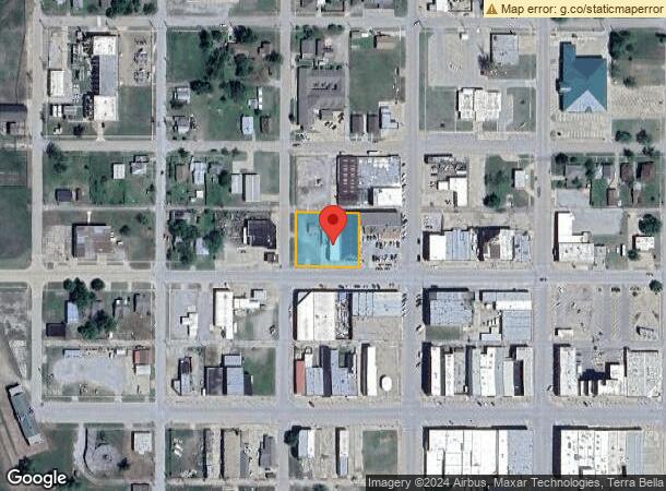  124 W Moses St, Cushing, OK Parcel Map