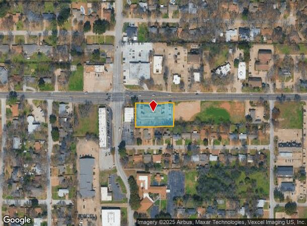  1106 W Randol Mill Rd, Arlington, TX Parcel Map