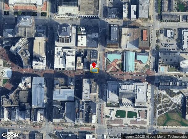  156 E Market St, Indianapolis, IN Parcel Map