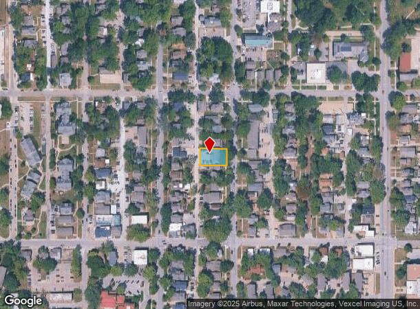  1317 Kentucky St, Lawrence, KS Parcel Map