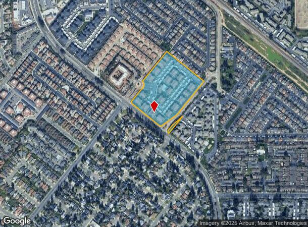  5610 N Gates Ave, Fresno, CA Parcel Map