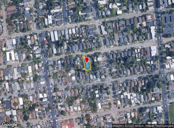 1734 Blake St, Berkeley, CA Parcel Map