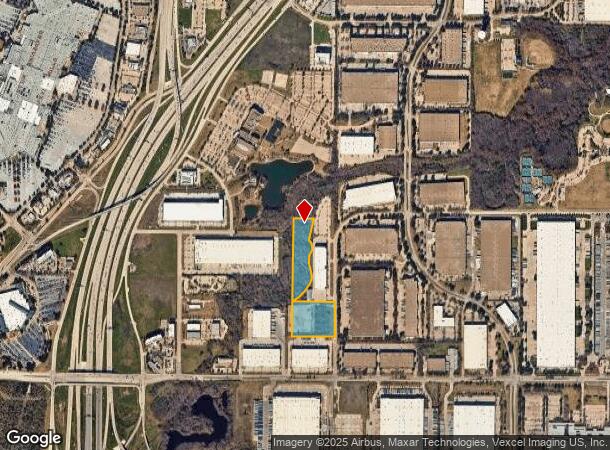 1300 Creekview Dr, Coppell, TX Parcel Map