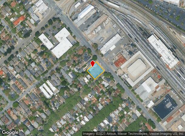 615 Stockton Ave, San Jose, CA Parcel Map